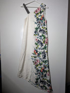 Ginger & smart Floral One-Shoulder Maxi Dress 100% Silk White Size:8 - Image 5