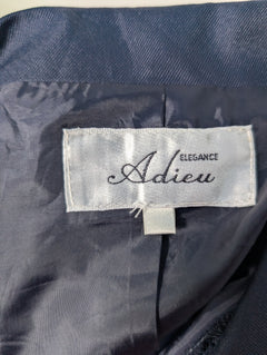 Adieu Cropped Blazer Jacket Navy Blue Size 9 - Image 5