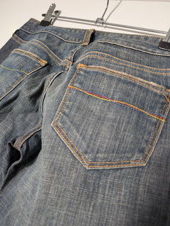 Sass & Bide Denim Jeans Multi-Stitch Detail Size 10 - Image 8