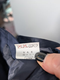 Adieu Cropped Blazer Jacket Navy Blue Size 9 - Image 7