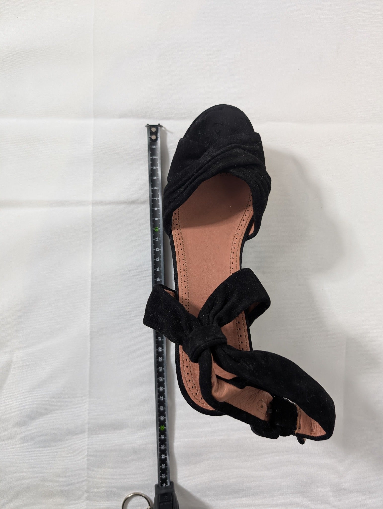 Alaïa Paris Platform Wedge Sandals Black Suede - Image 10