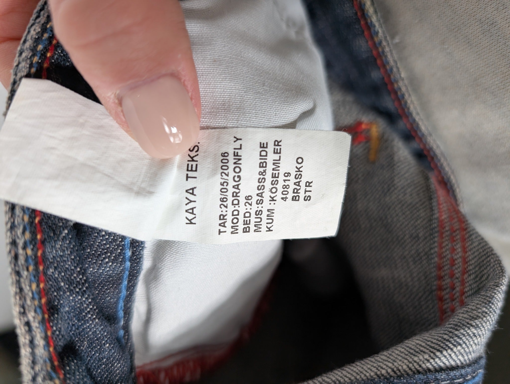 Sass & Bide Denim Jeans Multi-Stitch Detail Size 10 - Image 10