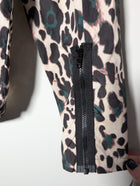 The Upside Leopard Print Hooded Windbreaker Women's XL - Image 3
