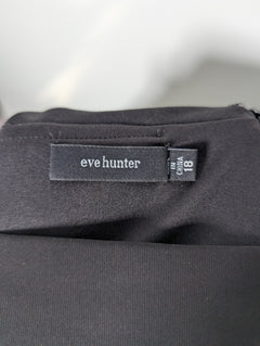 Eve Hunter Tiered V-Neck Sleeveless Sheath Dress Black Size 18 - Image 5