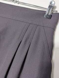 Fendi High-Waisted Midi Skirt Dark Grey Size 40 - Image 2