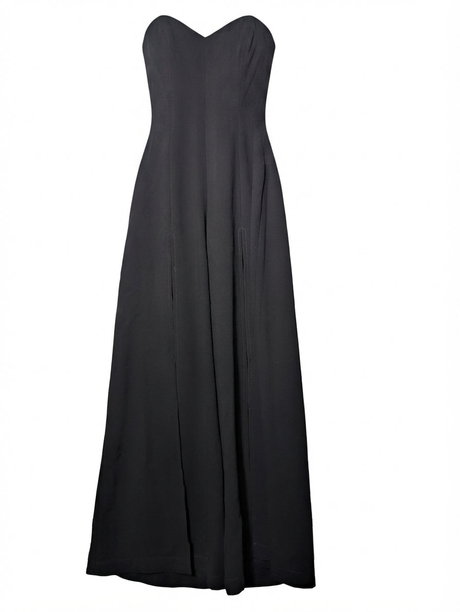 Ginger & Smart Strapless Jumpsuit Black - Image 1