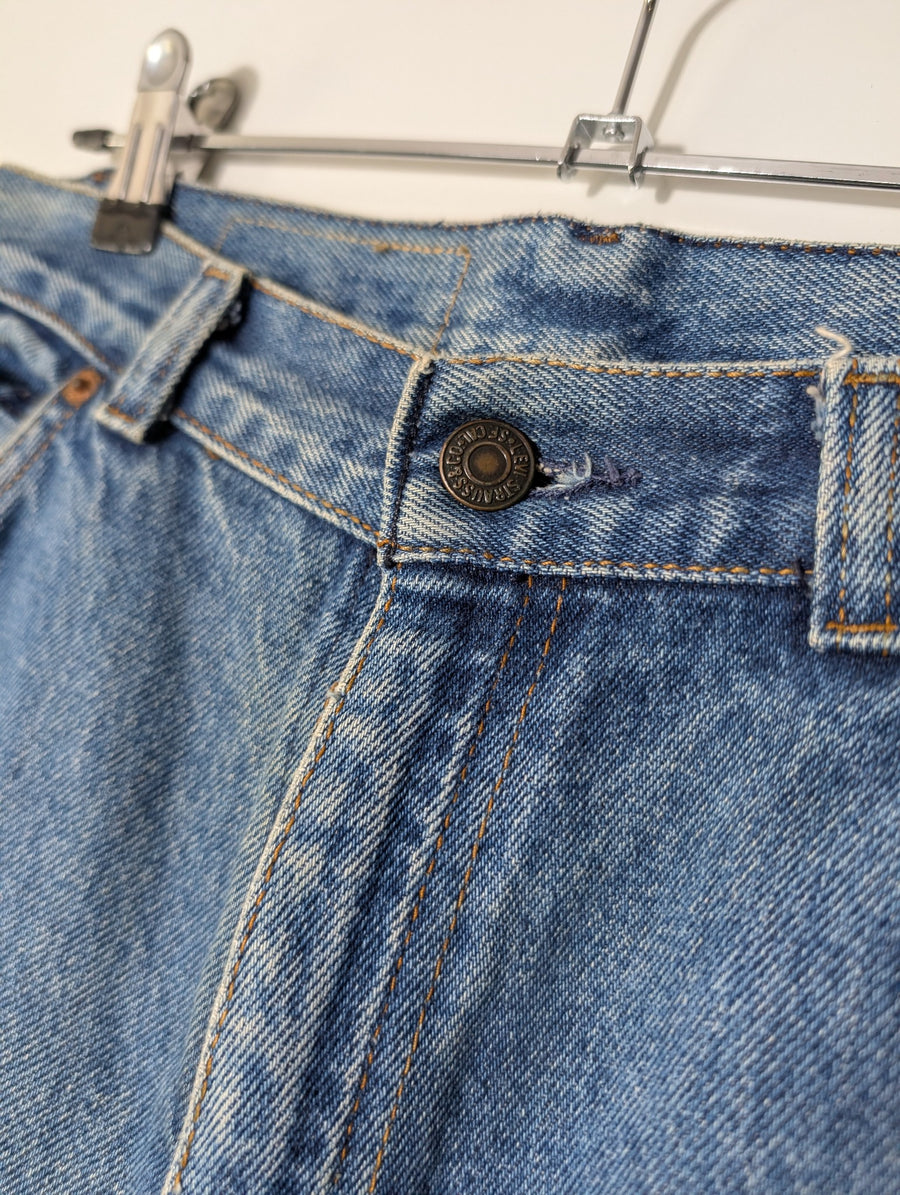 Levi Strauss & Co. 512 Slim Taper Jeans Women's Blue Acid Wash W24 - Image 3