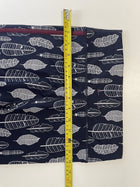 The Upside Women's Athletic Leggings Dark Blue Feather Print Size XS - Image 5