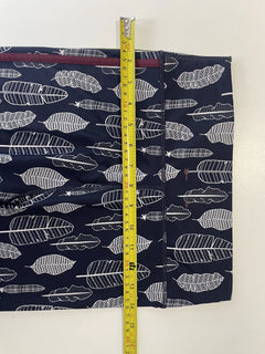 The Upside Women's Athletic Leggings Dark Blue Feather Print Size XS - Image 5