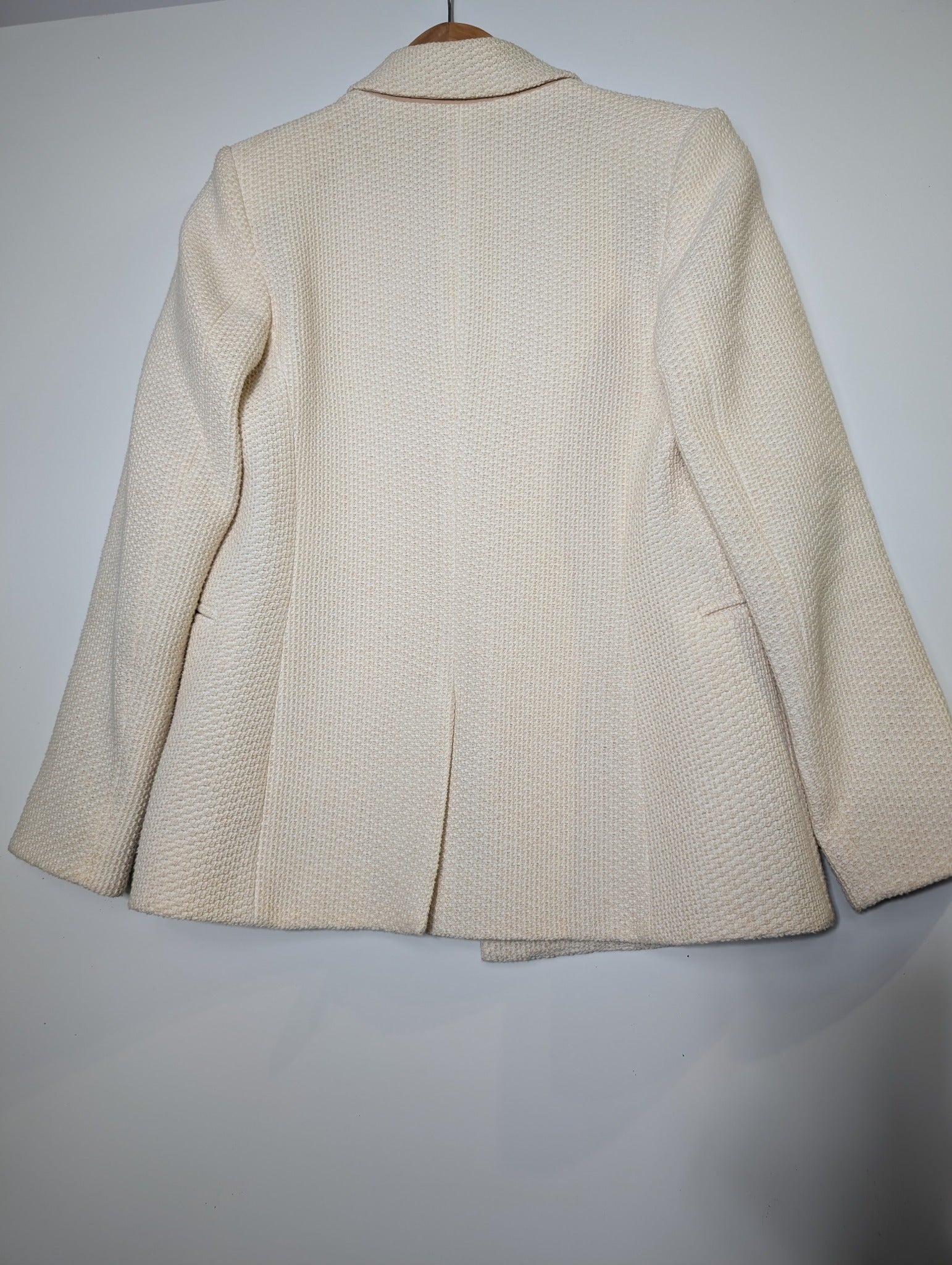 Collette Dinnigan Zip-Front Sequin Cardigan Gold Women's Size S - Image 11