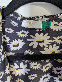 RIXO London Daisy Print Ruffle Wrap Dress Size S - Image 3