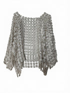 Imagine Fashion Italy Crochet Daisy Shrug White One Size - Image 1