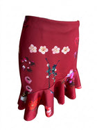 ASOS Red Floral Mini Skirt - Image 1