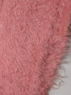Mohair Blend Scarf Dusty Pink One Size - Image 2