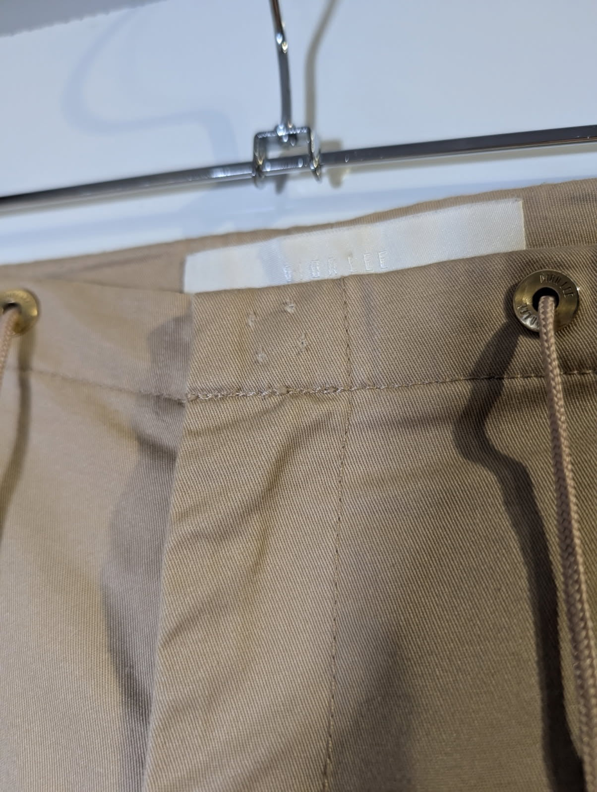 Gior Lee Cargo Trousers Beige Utility Pants - Image 8