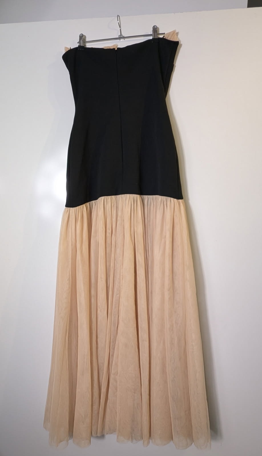 Tojhà Event Strapless Maxi Dress Black and Nude AUS 12 - Image 3