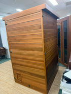 Home Wellness 2-Person Far Infrared Sauna Brown - Image 8