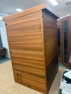 Home Wellness 2-Person Far Infrared Sauna Brown - Image 8
