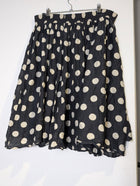 Gorman Cotton Silk Blend Polka Dot Skirt - Black & White - Image 8