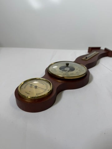 Vintage Fischer Wall-Mounted Weather Station - Barometer, Thermometer, Hygrometer - Image 8