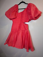 Aje Mimosa Cut-Out Mini Dress Red Size 8 - Image 3
