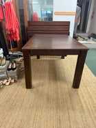 Solid Wood Rectangular Dining Table - Dark Timber Finish - Image 8