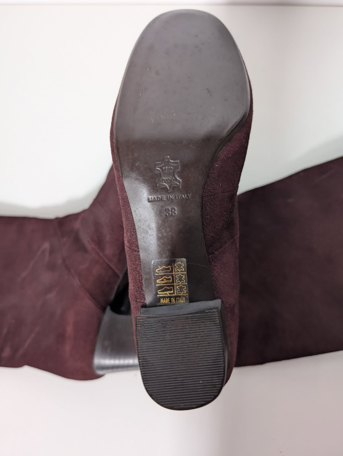 Scanlan & Theodore Suede Knee High Boots - Made In Italy - EU 38 - Image 8