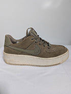 Nike Air Force 1 Sage Low Olive Suede Women's US 7 - Image 8