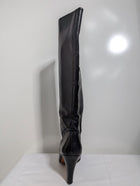 Umberto Romagnoli Knee-High Leather Boots Black Women's EU 38.5 - Image 8