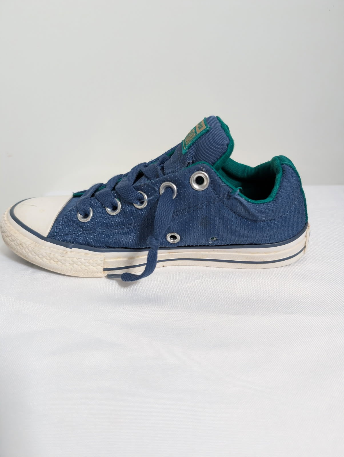 Converse Chuck Taylor All Star Low Top Navy Blue Junior US 1 - Image 8