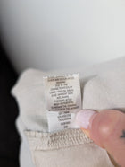 Witchery Linen Blend Drawstring Jogger Pants Beige Women's Size 12 - Image 5