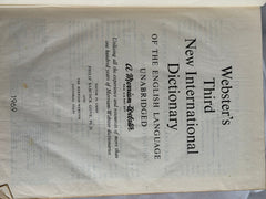 1969 Webster's Third New International Dictionary - Unabridged Hardcover - Image 8