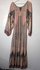 Mes Demoiselles Paris Iconoclaste Patchwork Maxi Dress Multicolour FR 38 - Image 8