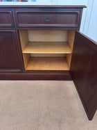 Vintage Walnut Buffet Sideboard 1972 Mid Century Restored By Parker  - Image 8