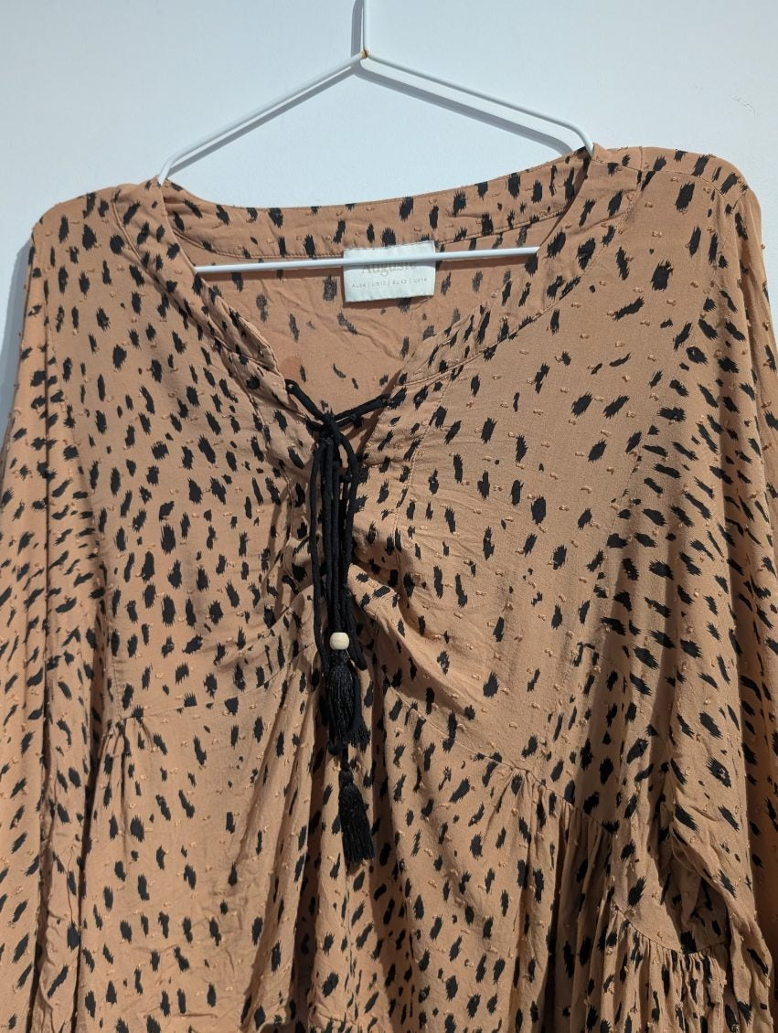 Auguste Animal Print Oversized Kimono-Style Blouse - Women's AU 14 - Image 8