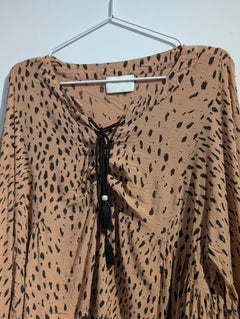 Auguste Animal Print Oversized Kimono-Style Blouse - Women's AU 14 - Image 8