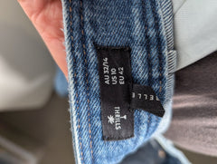 Thrills Wide Leg Denim Jeans Blue Women's AU 14 - Image 8