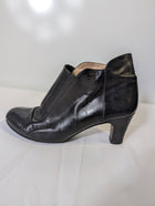Laure Bassal Leather Ankle Booties Black Women's Size 6.5 - Image 2