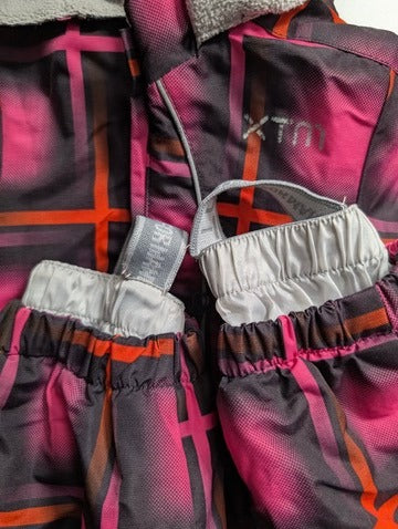 XTM Performance Infant Snow Jacket - Size 1 Pink Plaid - Image 8