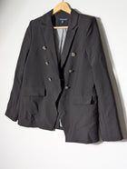Gordon Smith Double-Breasted Blazer Black Women's Size 10 - Image 8