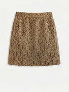 J.Crew Metallic Gold Textured A-Line Skirt Women's Size 6 - Image 1