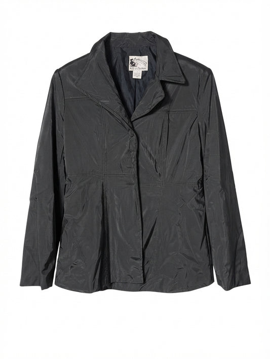 ICE Collection Vintage Nylon Button-Up Jacket Black Size S - Image 1