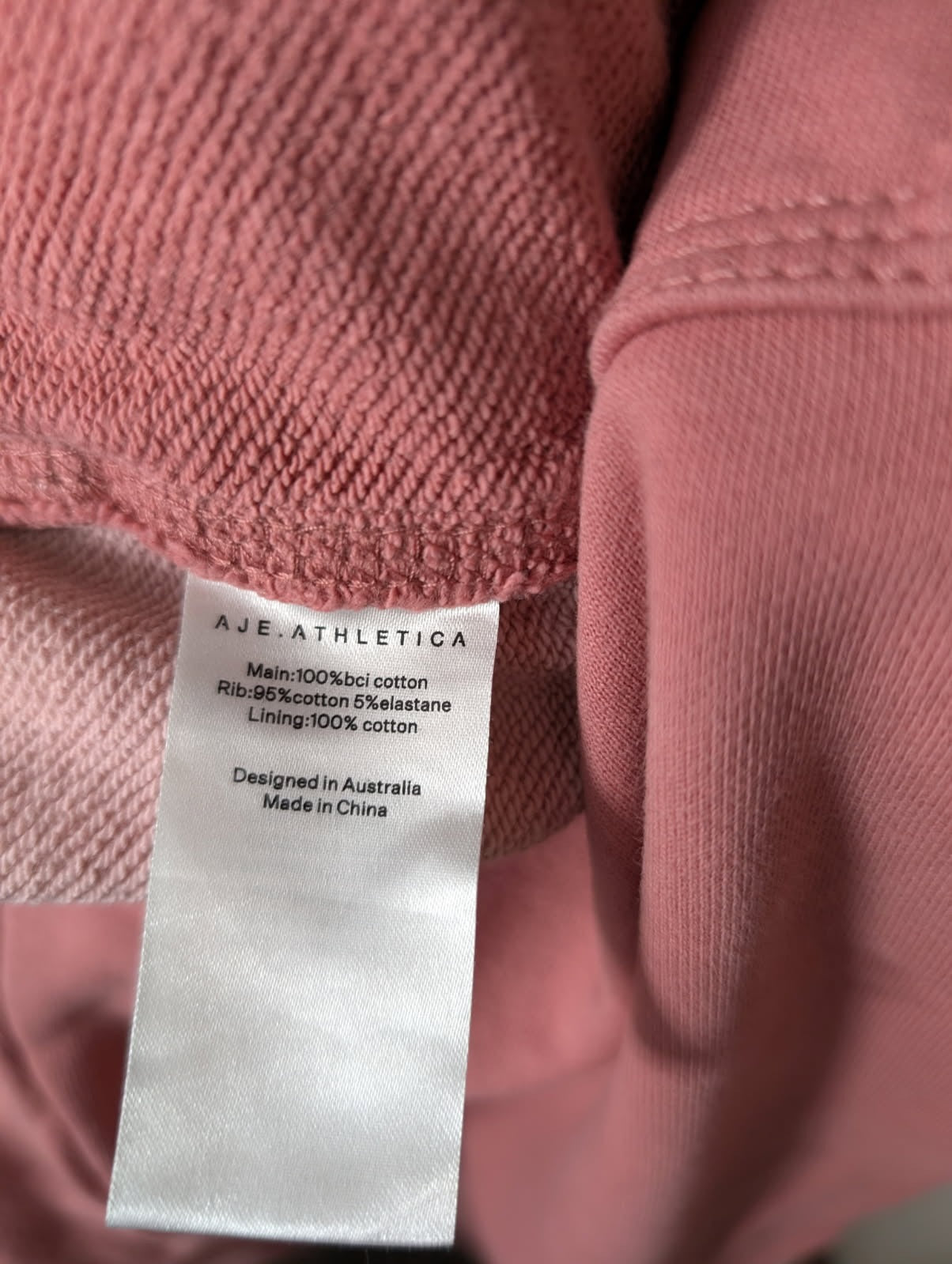 Aje Athletica Panel Joggers Pink Women's Size 10 - Image 8