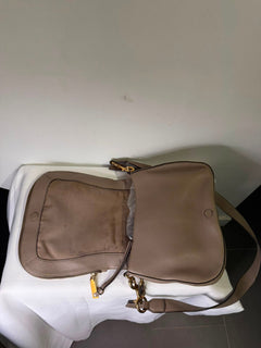 Marc Jacobs Recruit Nomad Crossbody Bag Taupe Leather - Image 8