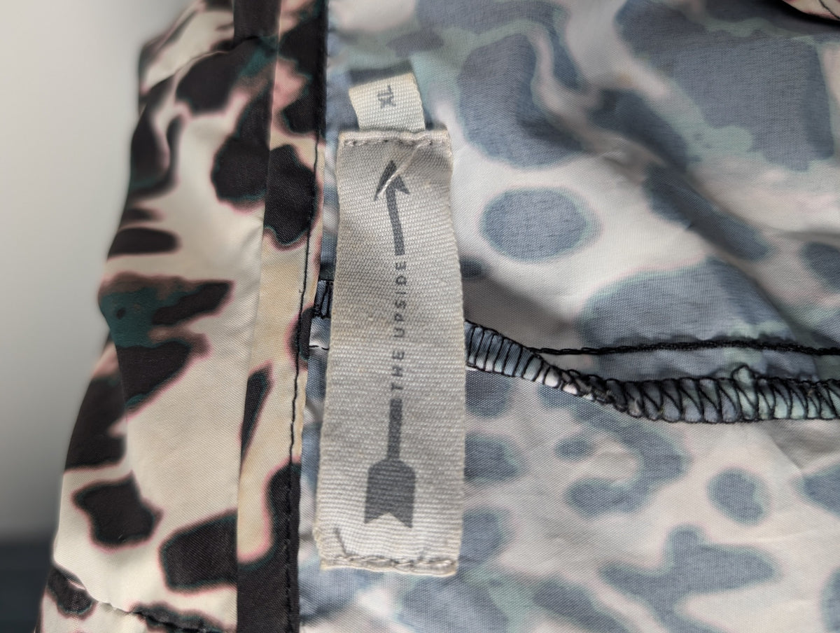 The Upside Leopard Print Hooded Windbreaker Women's XL - Image 7