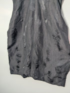 Bassike V-Neck Textured Shift Dress Black Size 0 - Image 2