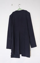 Wish The Label Navy Blue Zipper Detail Blazer Jacket AU 12 - Image 2