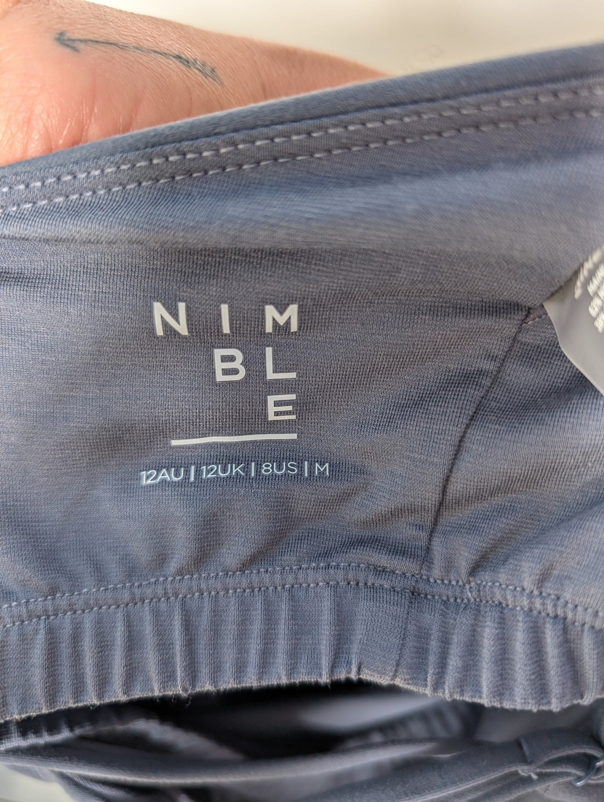 NIMBLE Activewear Bodysuit Grey Women's AU 12 - Image 7