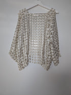 Imagine Fashion Italy Crochet Daisy Shrug White One Size - Image 5