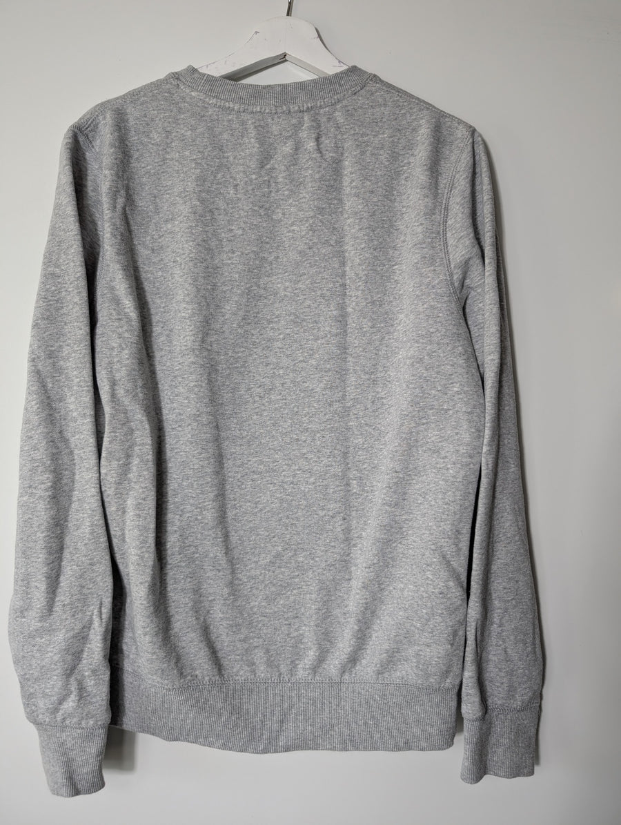 Champion Powerblend Fleece Crewneck Sweatshirt Grey Men's M - Image 4